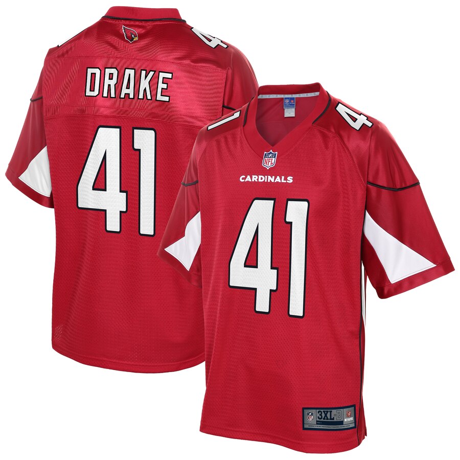 Men's Arizona Cardinals Kenyan Drake NFL Pro Line Cardinal Big & Tall Player Jersey