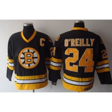 Terry O'Reilly Jersey Black Bruins Throwback CCM Men