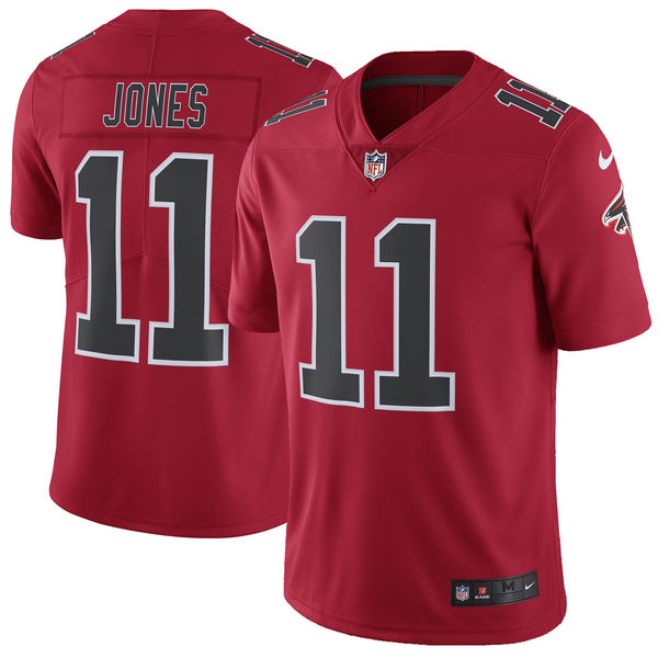 Men's Atlanta Falcons Julio Jones Nike Red Vapor Untouchable Color Rush Limited Player Jersey