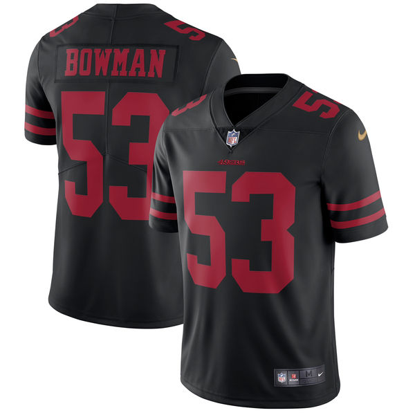 Men's San Francisco 49ers NaVorro Bowman Nike Black Vapor Untouchable Limited Player Jersey