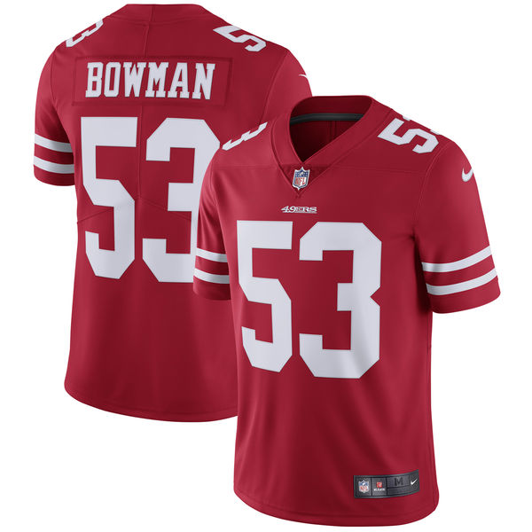 Men's San Francisco 49ers NaVorro Bowman Nike Scarlet Vapor Untouchable Limited Player Jersey