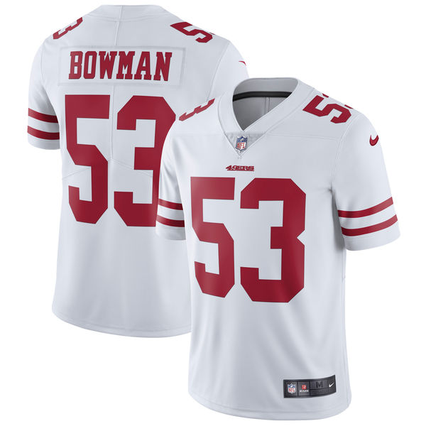 Men's San Francisco 49ers NaVorro Bowman Nike White Vapor Untouchable Limited Player Jersey