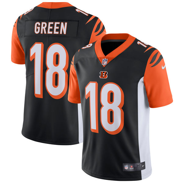 Men's Cincinnati Bengals A.J. Green Nike Black Vapor Untouchable Limited Player Jersey