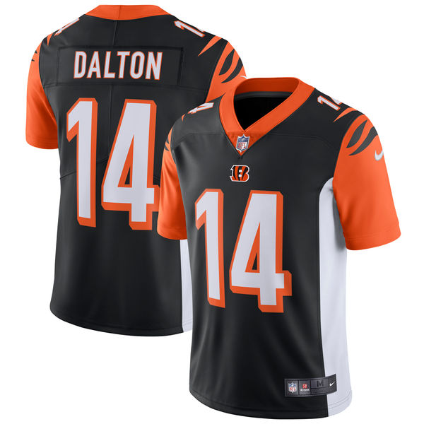 Men's Cincinnati Bengals Andy Dalton Nike Black Vapor Untouchable Limited Player Jersey