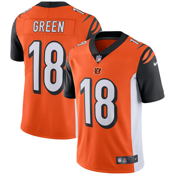 Men's Cincinnati Bengals A.J. Green Nike Orange Vapor Untouchable Limited Player Jersey