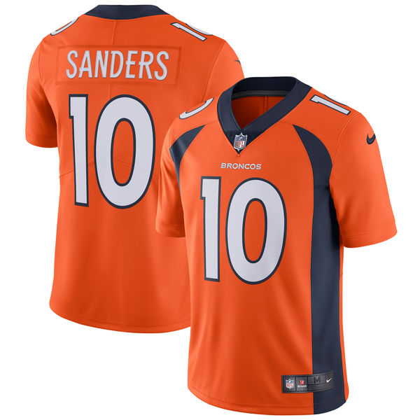 Men's Denver Broncos Emmanuel Sanders Nike Orange Vapor Untouchable Limited Player Jersey