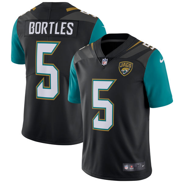 Men's Jacksonville Jaguars Blake Bortles Nike Black Vapor Untouchable Limited Player Jersey