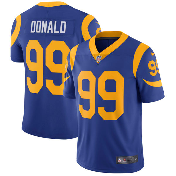 Men's Los Angeles Rams Aaron Donald Nike Royal Vapor Untouchable Limited Player Jersey