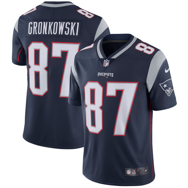 Men's New England Patriots Rob Gronkowski Nike Navy Vapor Untouchable Limited Player Jersey