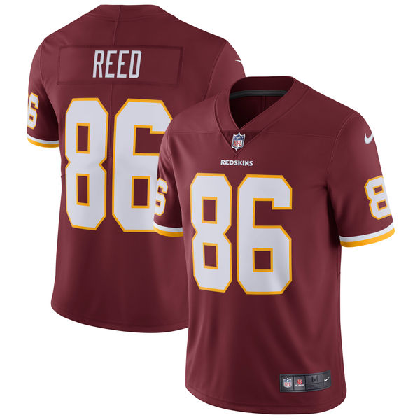 Men's Washington Redskins Jordan Reed Nike Burgundy Vapor Untouchable Limited Player Jersey