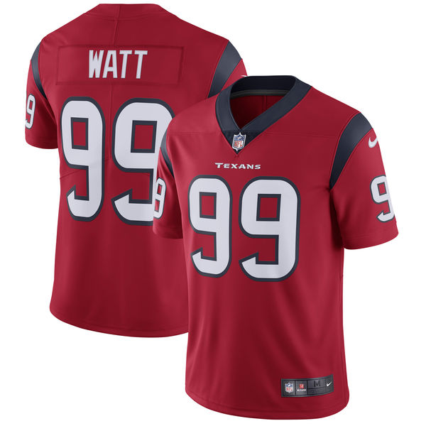 Men's Houston Texans J.J. Watt Nike Red Vapor Untouchable Limited Player Jersey