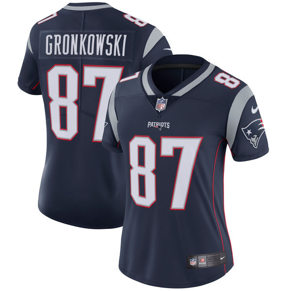 Women's New England Patriots Rob Gronkowski Nike Navy Vapor Untouchable Limited Player Jersey