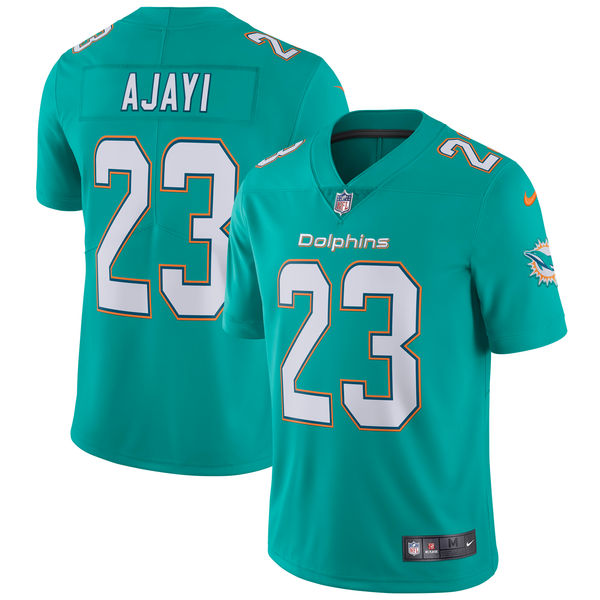 Men's Miami Dolphins Jay Ajayi Nike Aqua Vapor Untouchable Limited Player Jersey