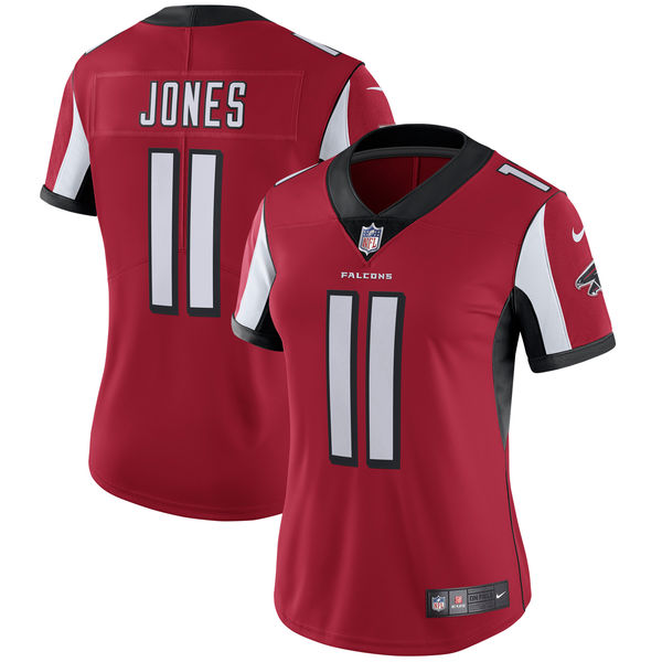 Women's Atlanta Falcons Julio Jones Nike Red Vapor Untouchable Limited Player Jersey