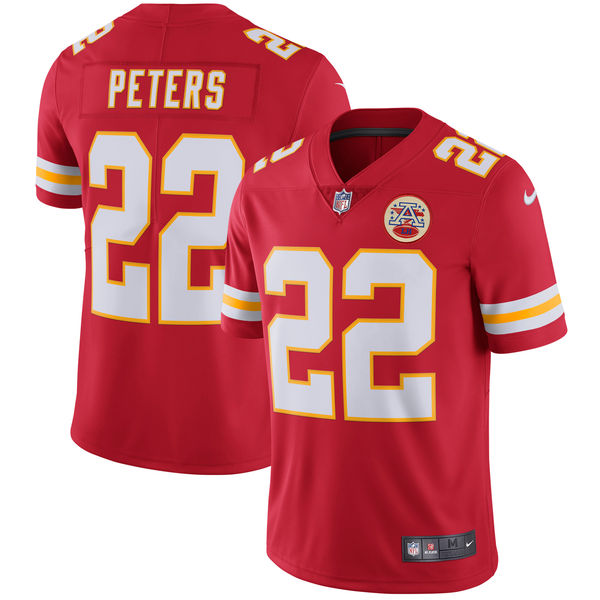 Youth Kansas City Chiefs Marcus Peters Nike Red Vapor Untouchable Limited Player Jersey