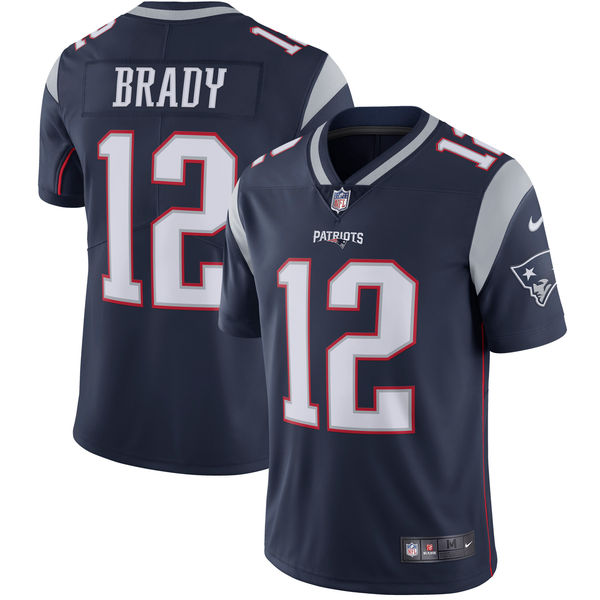 Youth New England Patriots Tom Brady Nike Navy Vapor Untouchable Limited Player Jersey