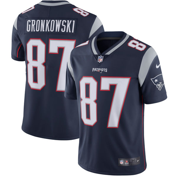 Youth New England Patriots Rob Gronkowski Nike Navy Vapor Untouchable Limited Player Jersey