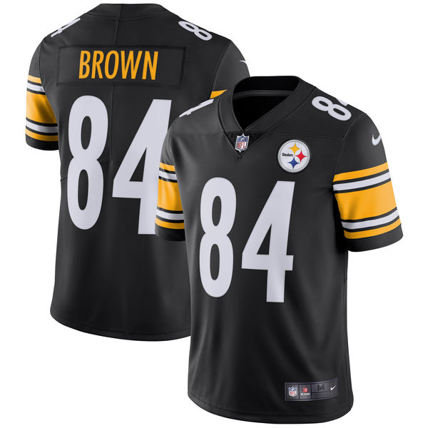 Youth Pittsburgh Steelers Antonio Brown Nike Black Vapor Untouchable Limited Player Jersey