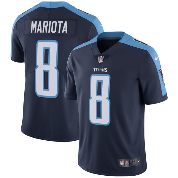 Youth Tennessee Titans Marcus Mariota Nike Navy Vapor Untouchable Limited Player Jersey