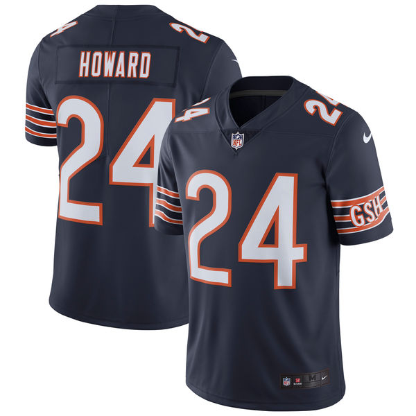 Men's Chicago Bears Jordan Howard Nike Navy Vapor Untouchable Limited Player Jersey