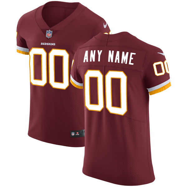 Men's Washington Redskins Nike Burgundy Vapor Untouchable Custom Elite Jersey