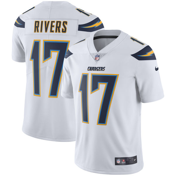 Men's Los Angeles Chargers Philip Rivers Nike White Vapor Untouchable Limited Jersey