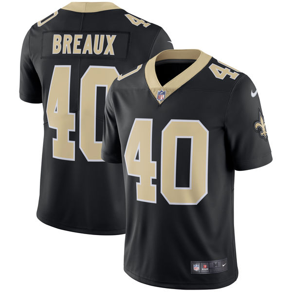 Men's New Orleans Saints Delvin Breaux Nike Black Vapor Untouchable Limited Jersey