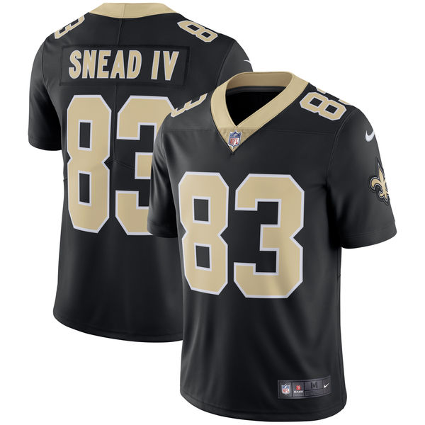 Men's New Orleans Saints Willie Snead Nike Black Vapor Untouchable Limited Jersey