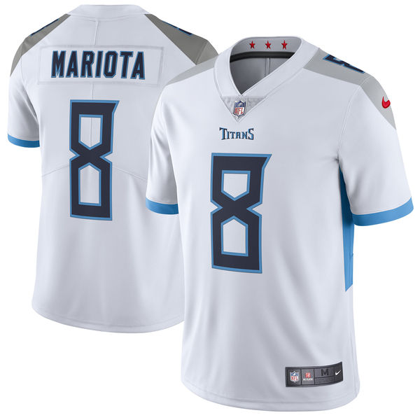 Men's Tennessee Titans Marcus Mariota Nike White New 2018 Vapor Untouchable Limited Jersey