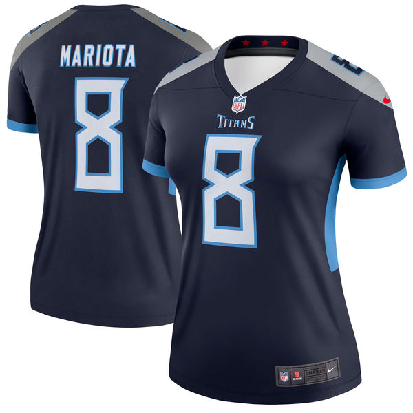 Women's Tennessee Titans Marcus Mariota Nike Navy New 2018 Legend Jersey