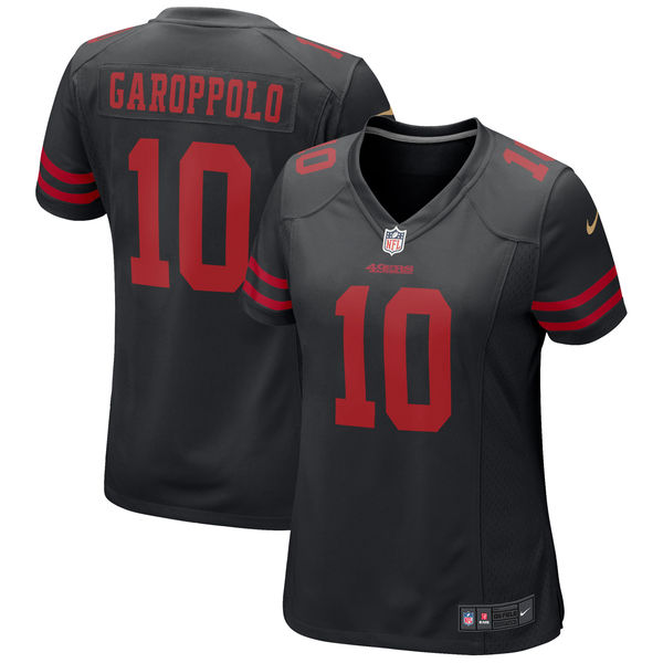 Women's San Francisco 49ers Jimmy Garoppolo Nike Black Game Jersey