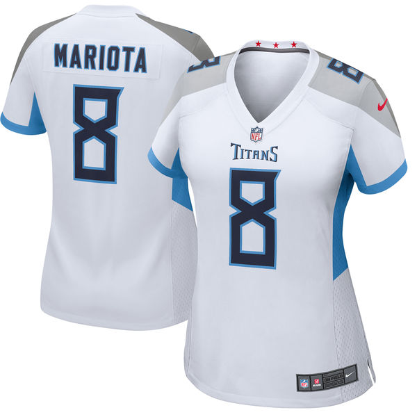 Women's Tennessee Titans Marcus Mariota Nike White New 2018 Game Jersey