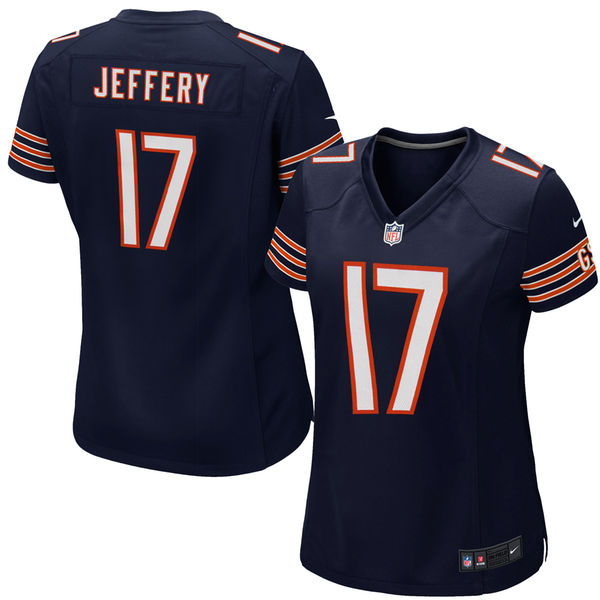 Women's Chicago Bears Alshon Jeffery Nike Navy Blue Game Jersey