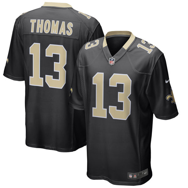 Youth's New Orleans Saints Michael Thomas Nike Black Game Jersey