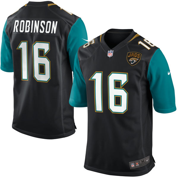 Youth Jacksonville Jaguars Denard Robinson Nike Black Game Jersey