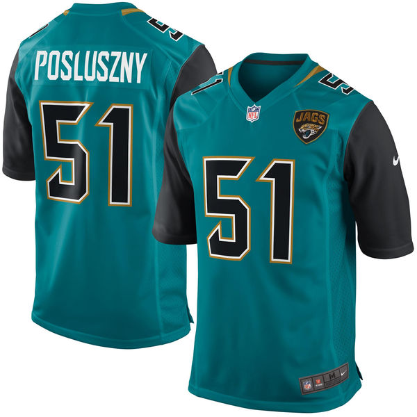 Youth Jacksonville Jaguars Paul Posluszny Nike Teal Alternate Game Jersey