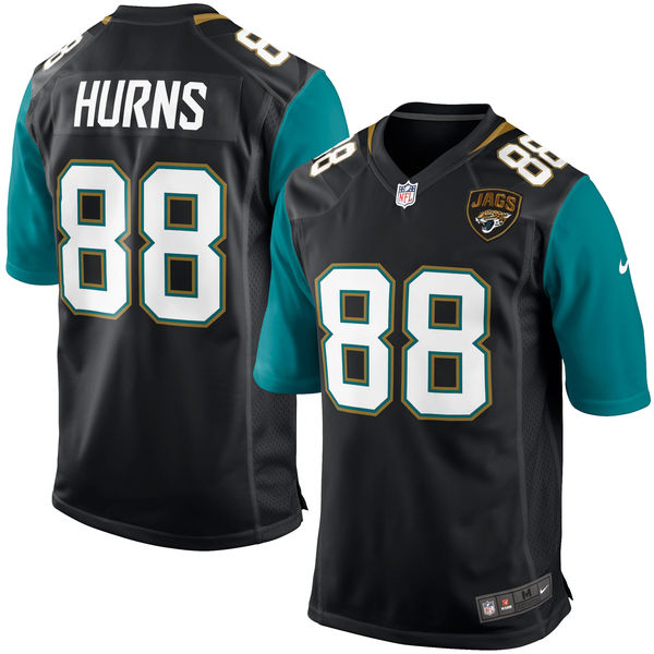 Mens Jacksonville Jaguars Allen Hurns Nike Black Game Jersey