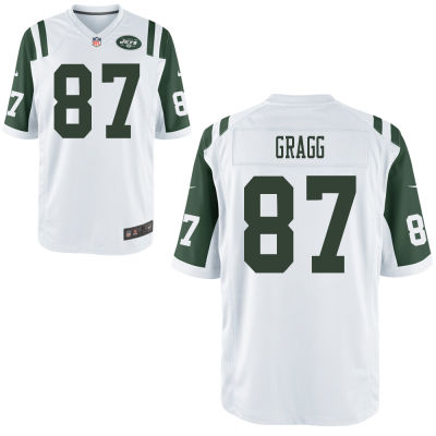 Nike Youth New York Jets Chris Gragg Game White Jersey