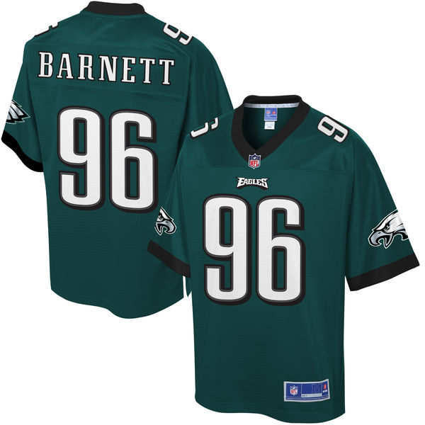 Men's Philadelphia Eagles Derek Barnett NFL Pro Line Midnight Green Player Jersey