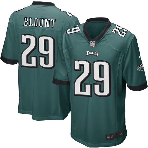 Men's Philadelphia Eagles LeGarrette Blount Nike Green Game Jersey