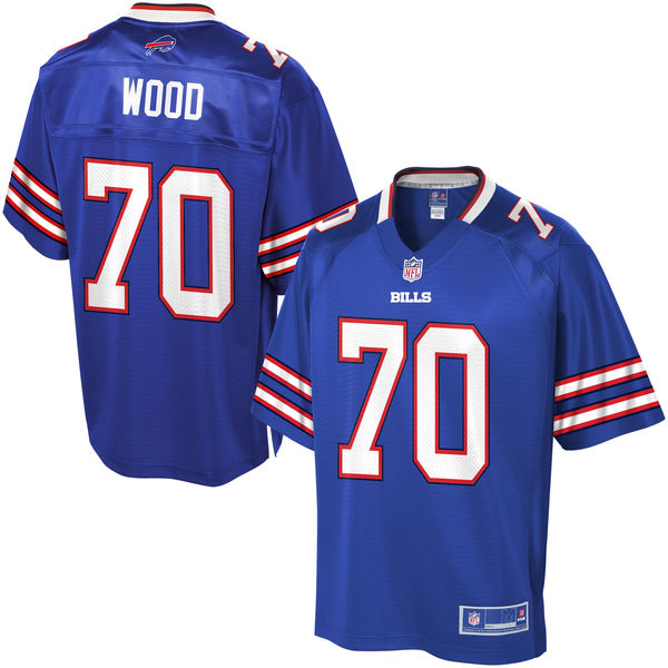 NFL Pro Line Men's Buffalo Bills Eric Wood Team Color Jersey