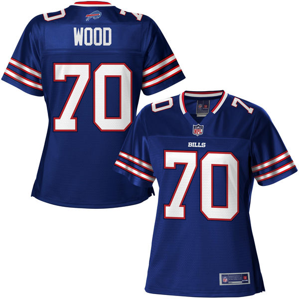 NFL Pro Line Women's Buffalo Bills Eric Wood Team Color Jersey