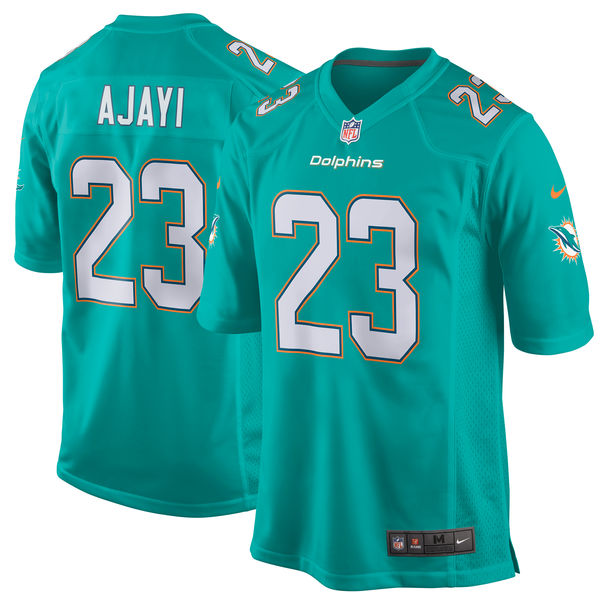 Men's Miami Dolphins Jay Ajayi Nike Aqua Game Jersey