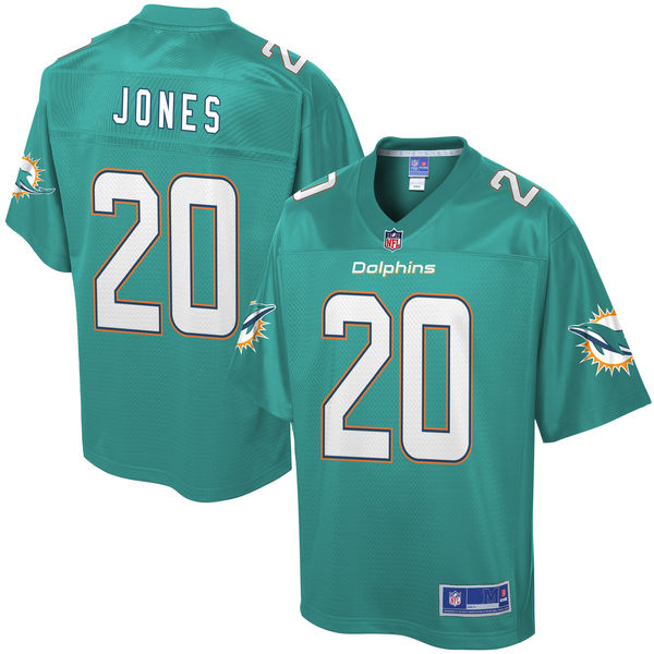 Men's Miami Dolphins Reshad Jones NFL Pro Line Big & Tall Team Color Jersey