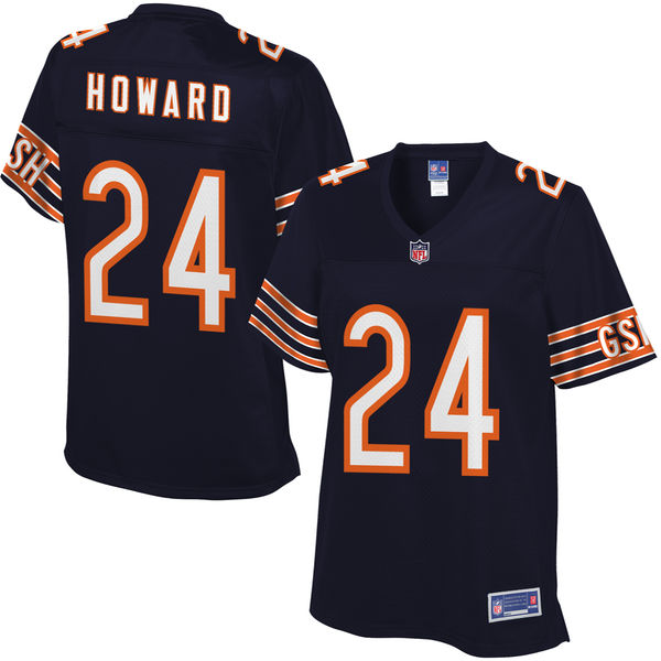 Women's Chicago Bears Jordan Howard NFL Pro Line Navy Player Jersey