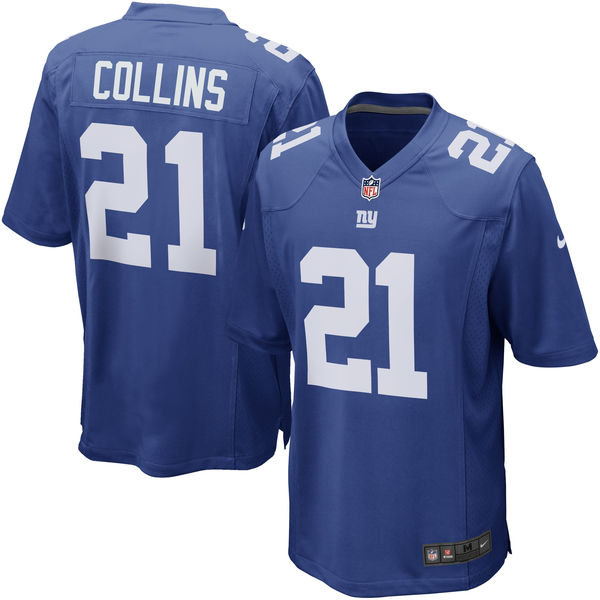 Youth New York Giants Landon Collins Nike Blue Game Jersey