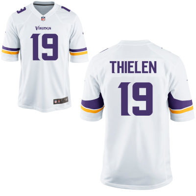 Nike Men's Minnesota Vikings Adam Thielen White Game Jersey