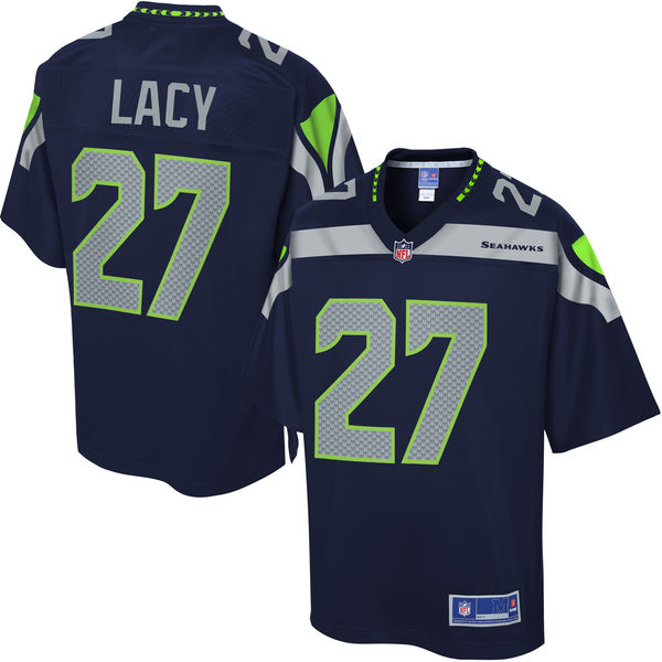 Youth Seattle Seahawks Eddie Lacy NFL Pro Line College Navy Player Jersey