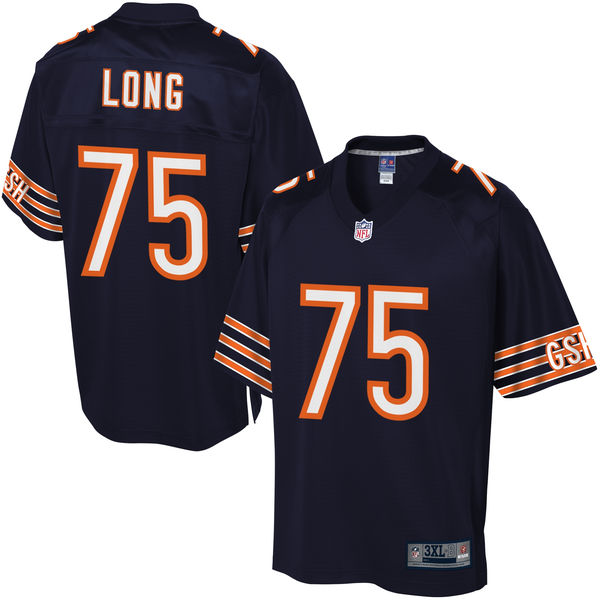 NFL Pro Line Mens Chicago Bears Kyle Long Big & Tall Team Color Jersey