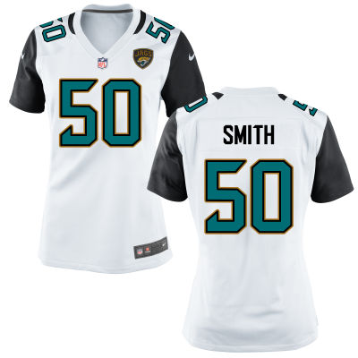 Women's Jacksonville Jaguars Nike White Telvin Smith Jersey